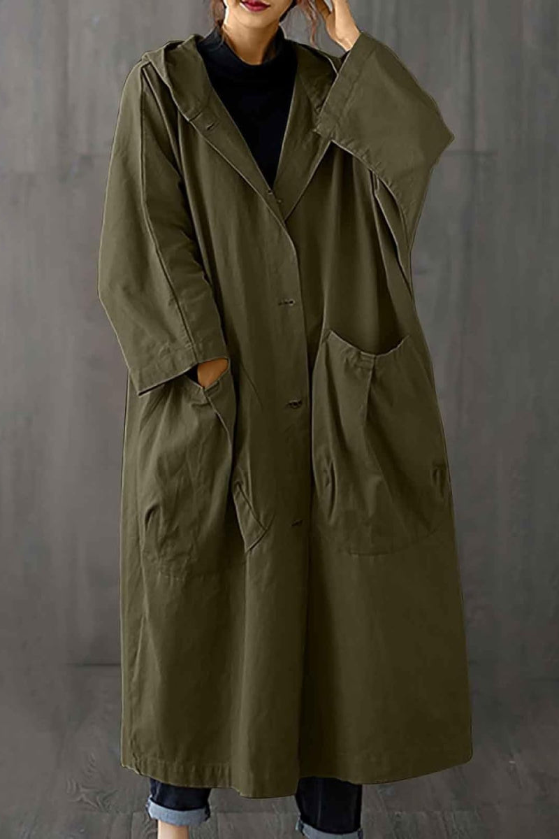 Women's Loose Coat | Large Pockets