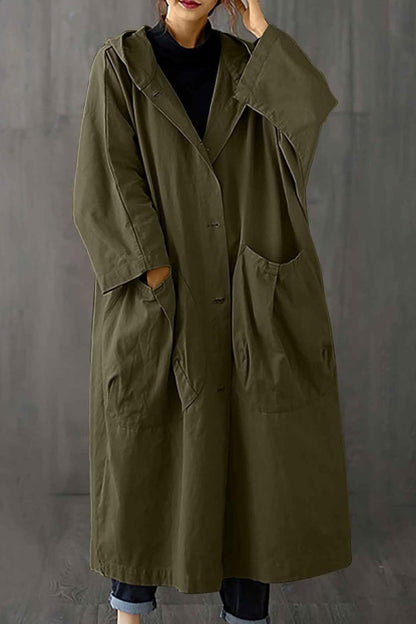 Women's Loose Coat | Large Pockets