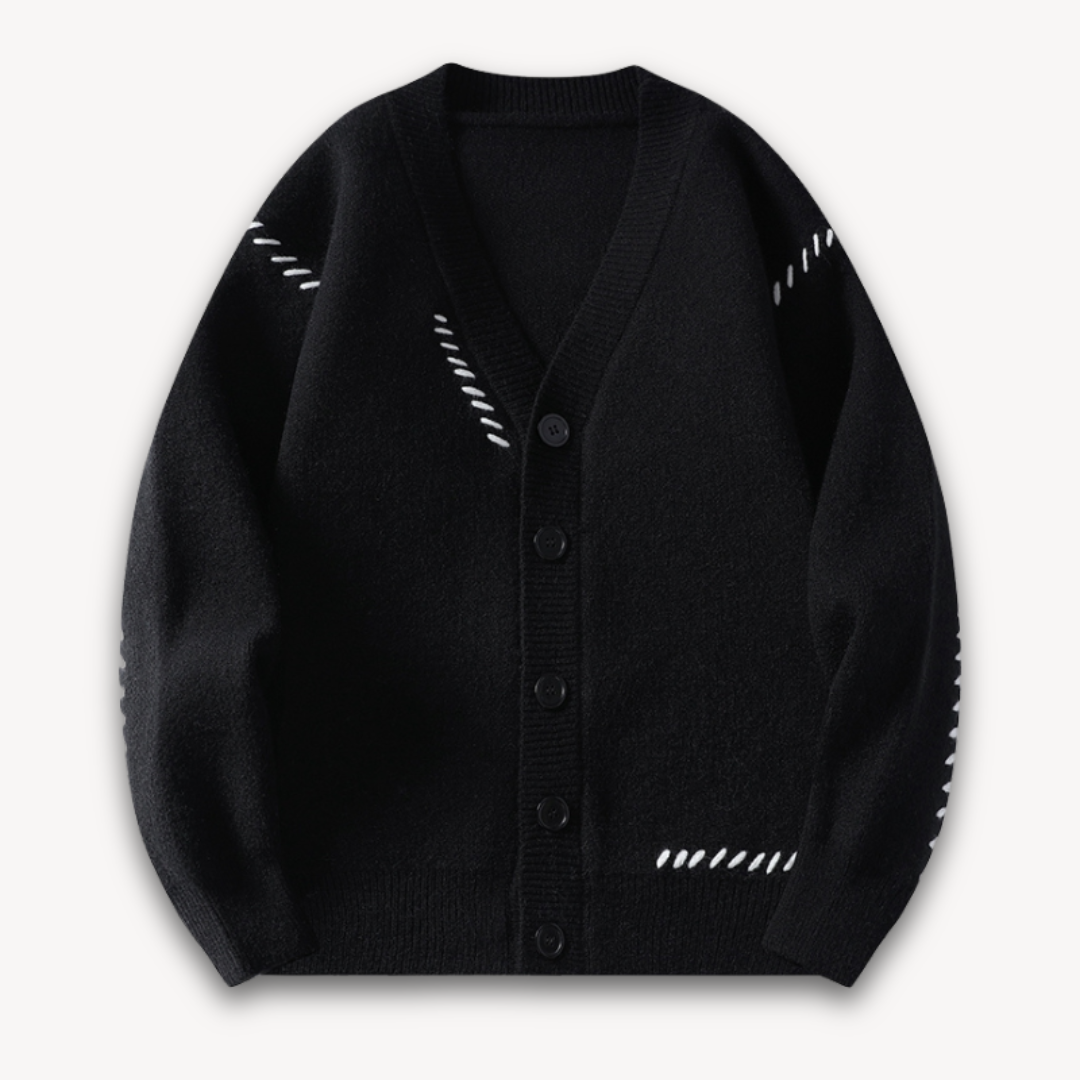 Men's Knitted Cardigan | Button