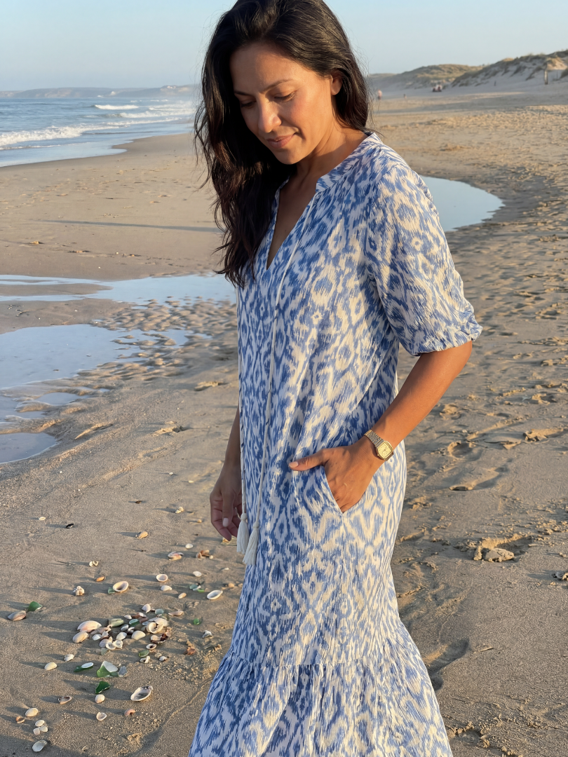 Women’s Boho Summer Long Dress | V-Neck
