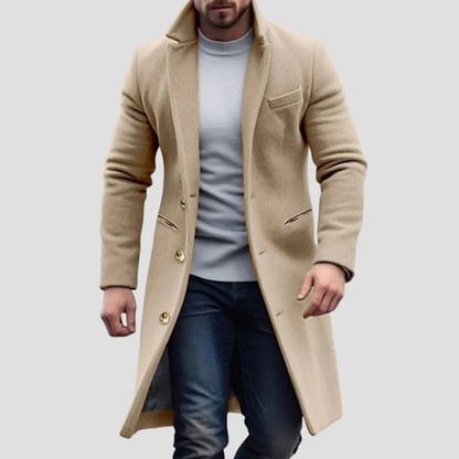 Men's Slimming Coat | Medium-Length