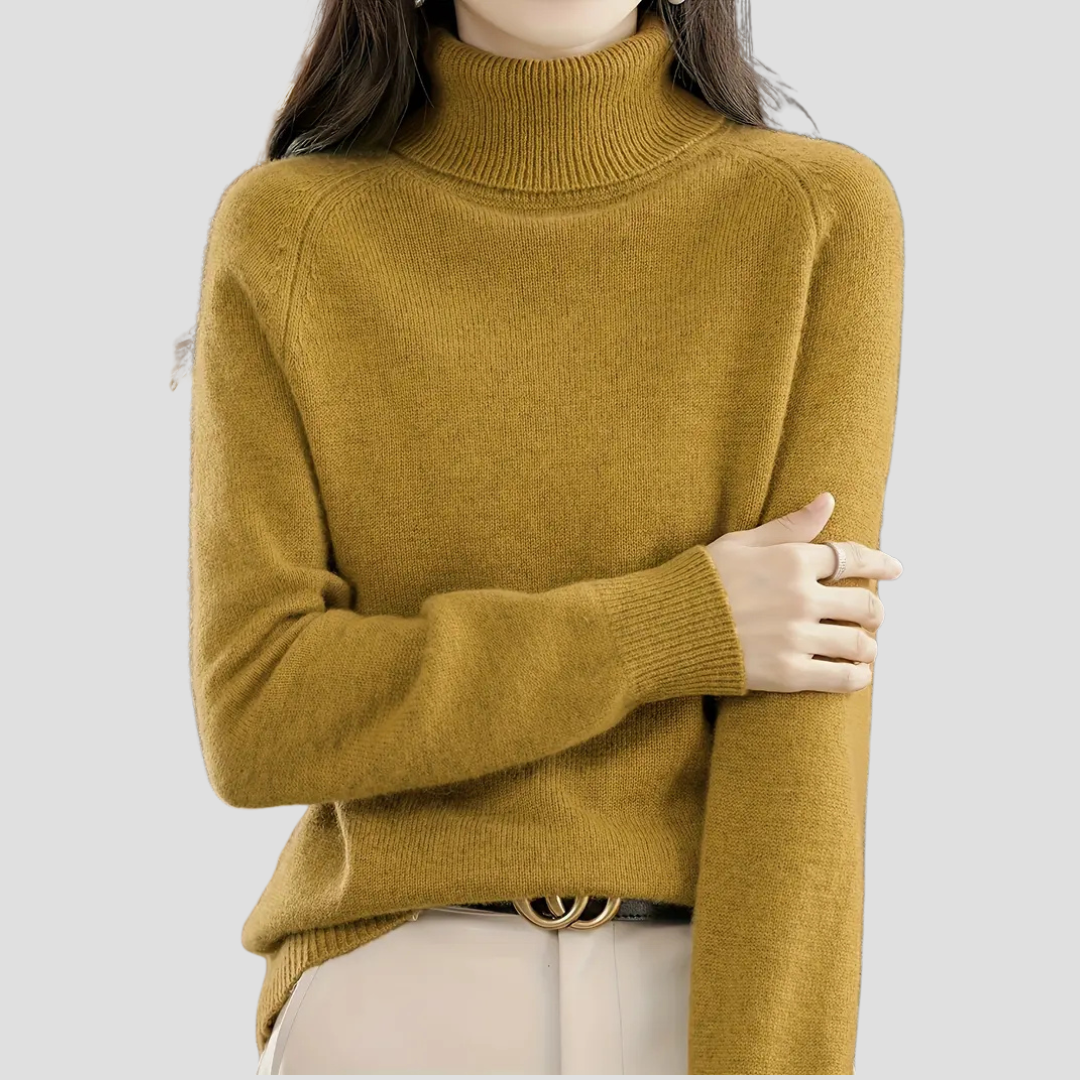 Women's Turtleneck Sweater | Slimming