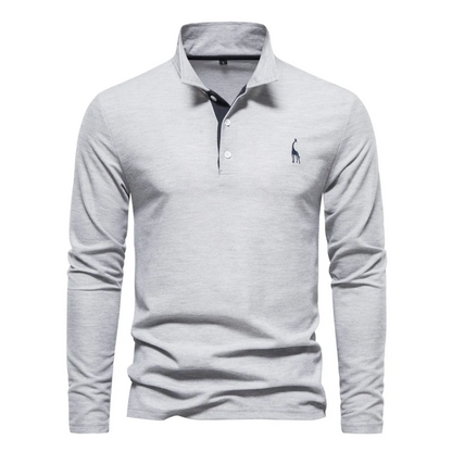 Men's Golf Long Sleeve Polo Shirt | Casual