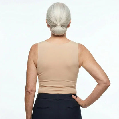 Women's Square Neck Tank Top | with Built-In Bra