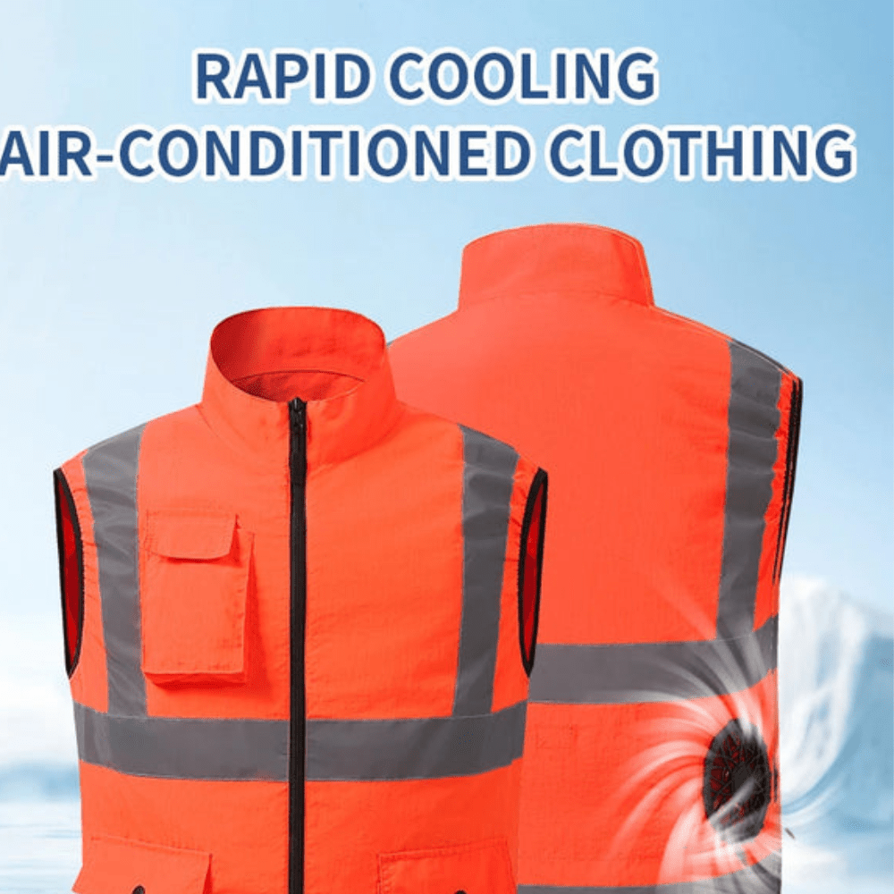 Cooling Vest with Fan System for Enhanced Comfort at Work