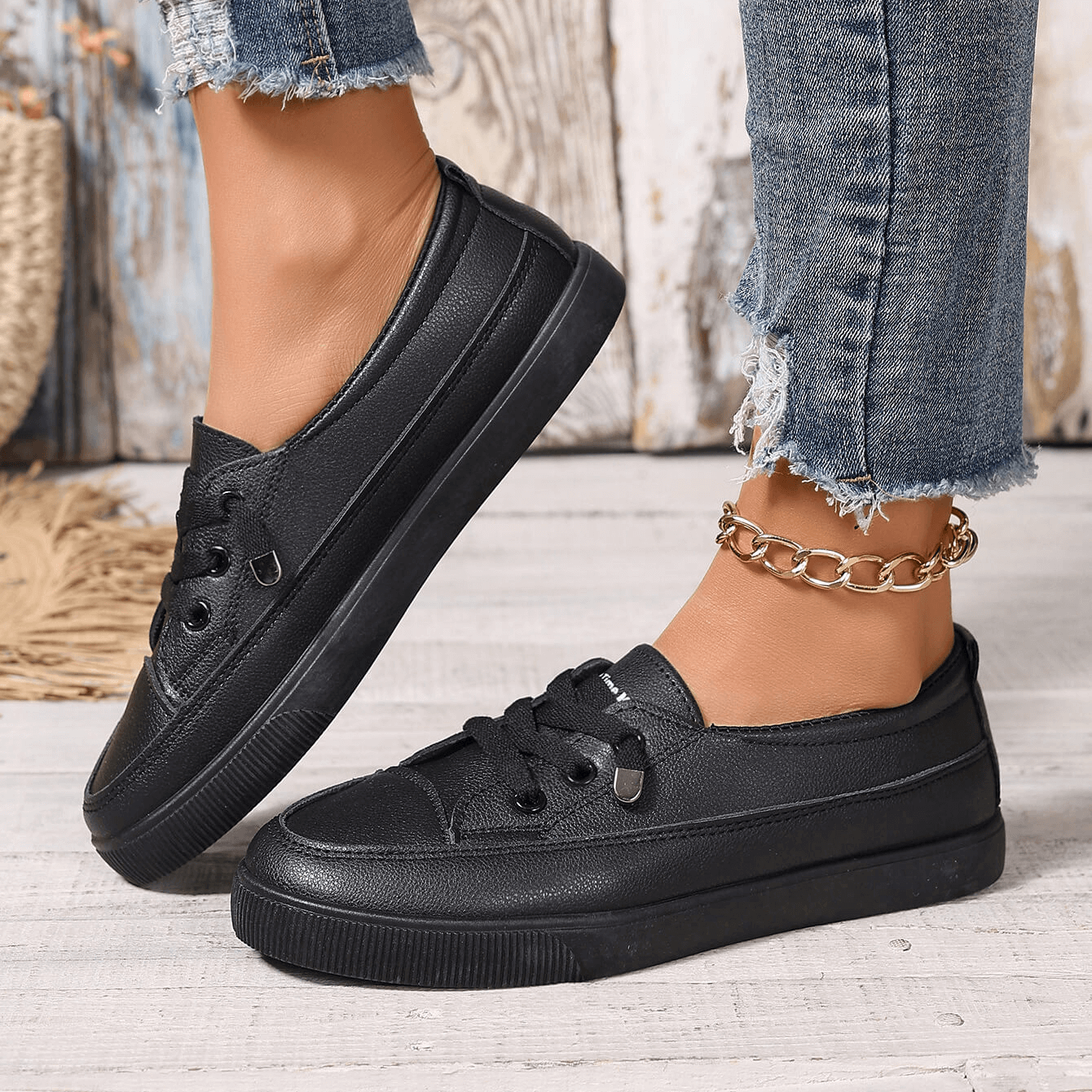 Women's Slip-On Casual Sneakers | Low-Top Flat Shoes