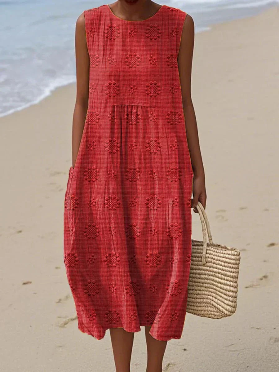 Women's Relaxed Fit Summer Sundress | with Pockets