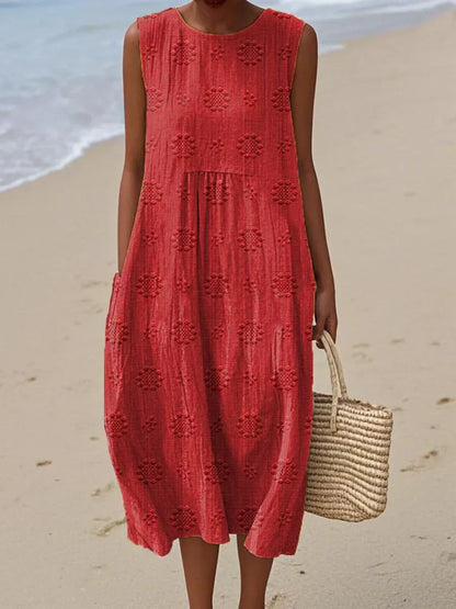 Women's Relaxed Fit Summer Sundress | with Pockets