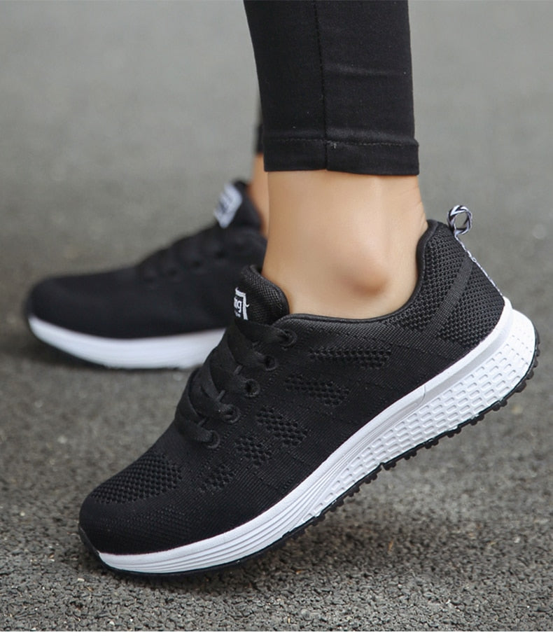 Women's Sporty Running Sneakers | Lace-Up