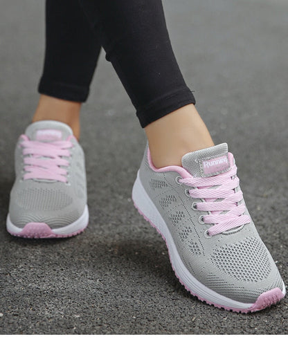 Women's Sporty Running Sneakers | Lace-Up