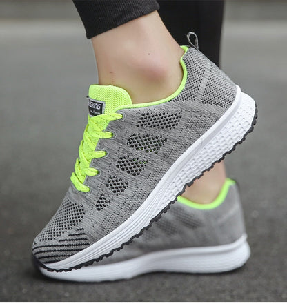 Women's Sporty Running Sneakers | Lace-Up
