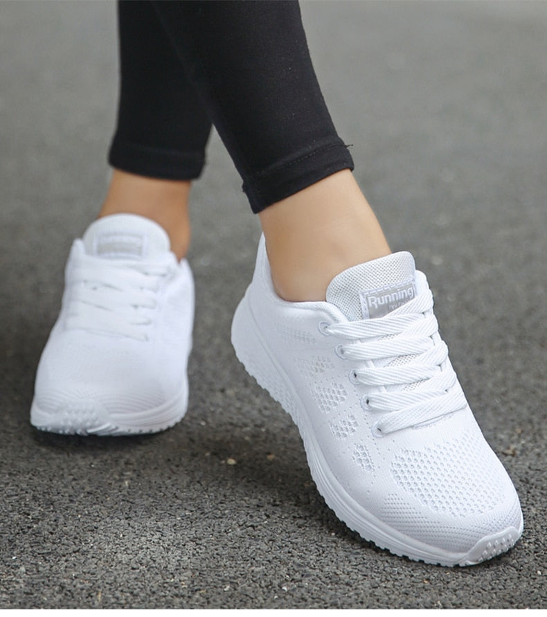 Women's Sporty Running Sneakers | Lace-Up
