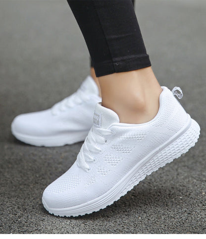 Women's Sporty Running Sneakers | Lace-Up