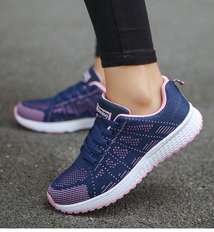 Women's Sporty Running Sneakers | Lace-Up