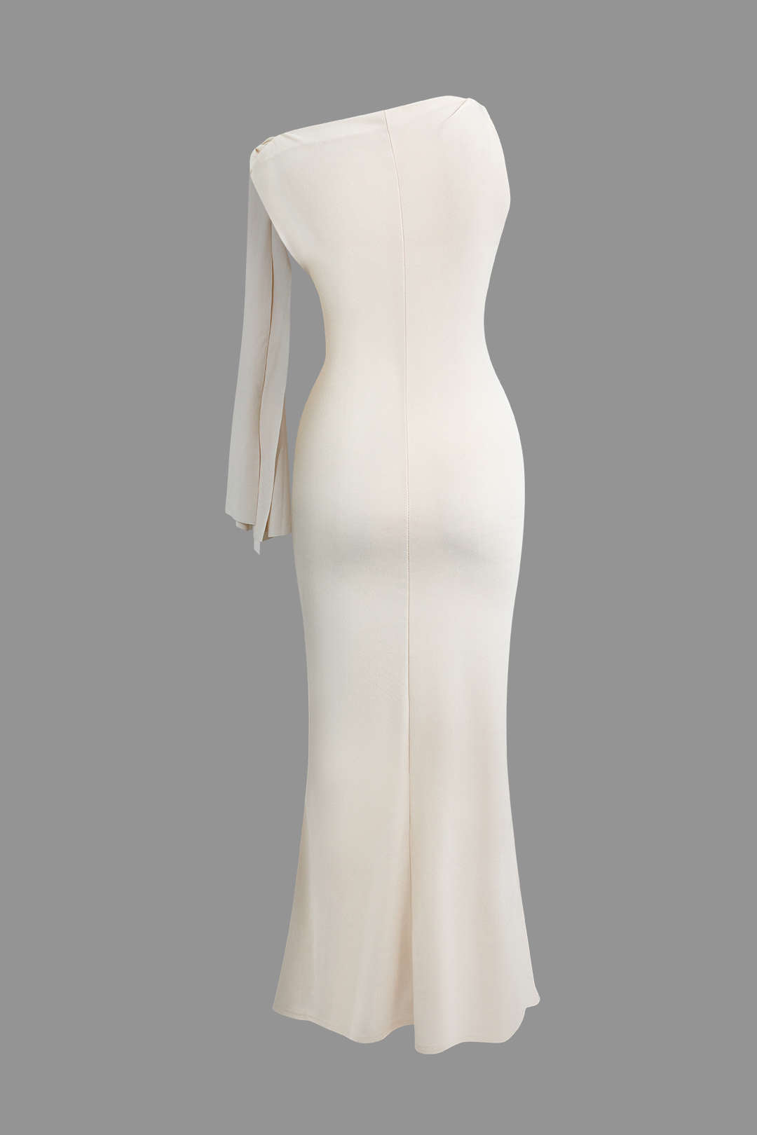 Twist Asymmetrical Chiffon Bridesmaid Dress - Mint Green