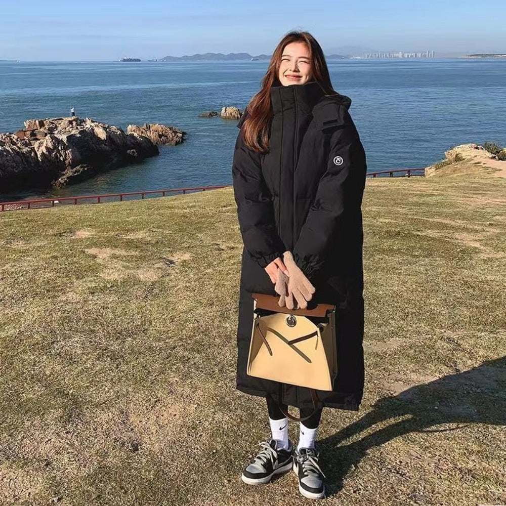 Doudoune longue à col montant pour femme - Alida