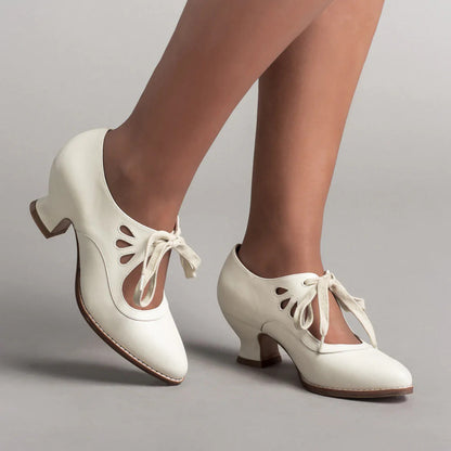 Women's Vintage High Heels | Lacing