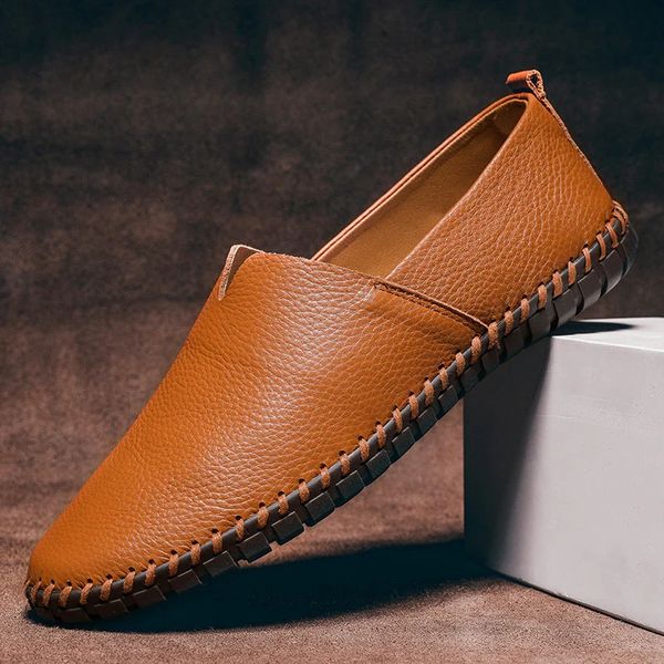 Men's Casual Flat Driving Shoes | Slip-On