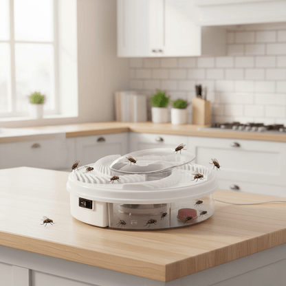 Silent, Eco-Friendly Fly Catcher for Kitchen, Living Room, and Garden