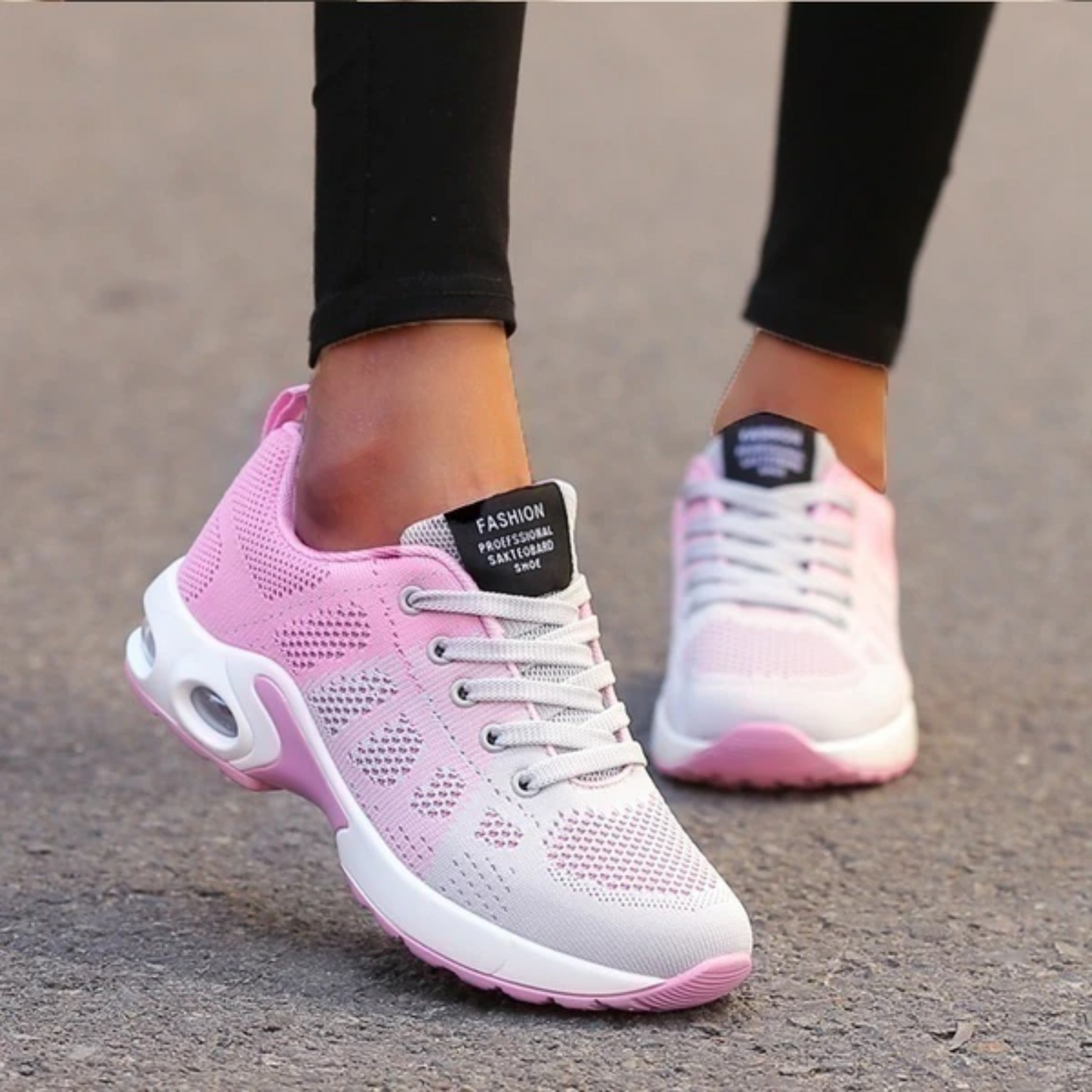 Women's Casual Running Sneakers | Lace-Up Closure