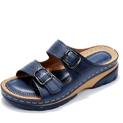 Women’s Casual Wedge Sandals | With Adjustable Buckles