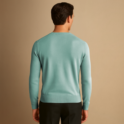 Men's V-Neck Jumper | Knitting