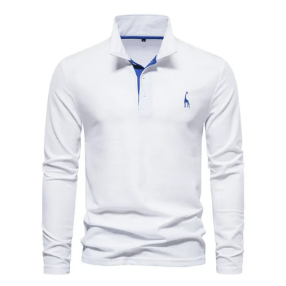 Men's Golf Long Sleeve Polo Shirt | Casual