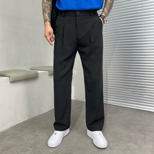 Men's Pleated Summer Pants | Relaxed Fit