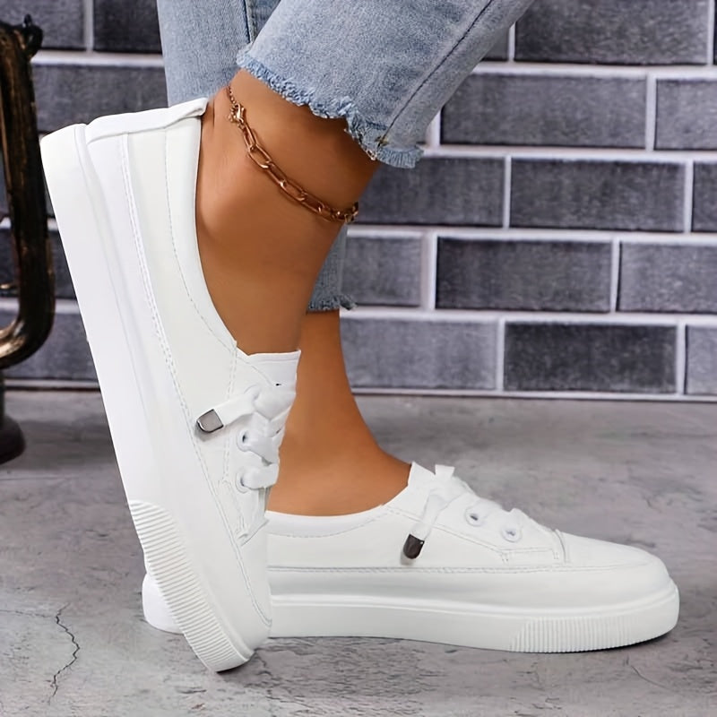 Women's Slip-On Casual Sneakers | Low-Top Flat Shoes