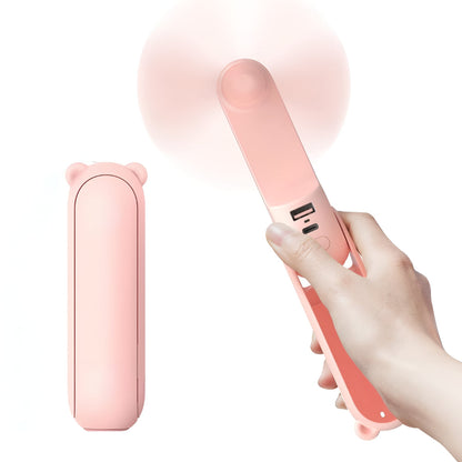 Compact Handheld USB Rechargeable Pocket Cooling Fan