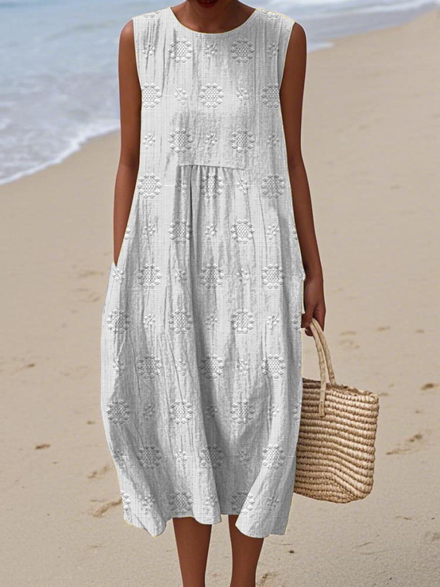 Women's Relaxed Fit Summer Sundress | with Pockets