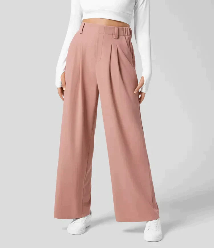 Women's Wide Leg Summer Pants | High Waisted