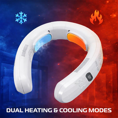 3 Zone Neck Cooler and Heater, All-Weather Wearable Neck Fan