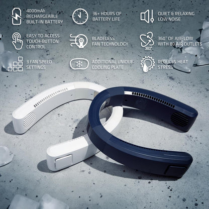 Portable Wearable Neck Cooler for Outdoor Travel and Work