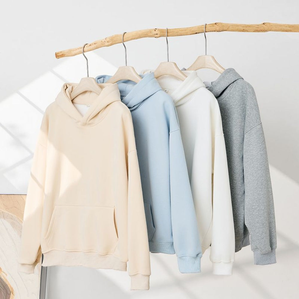 Sweat-shirt à capuche oversize avec poche pour femme - Giacinta