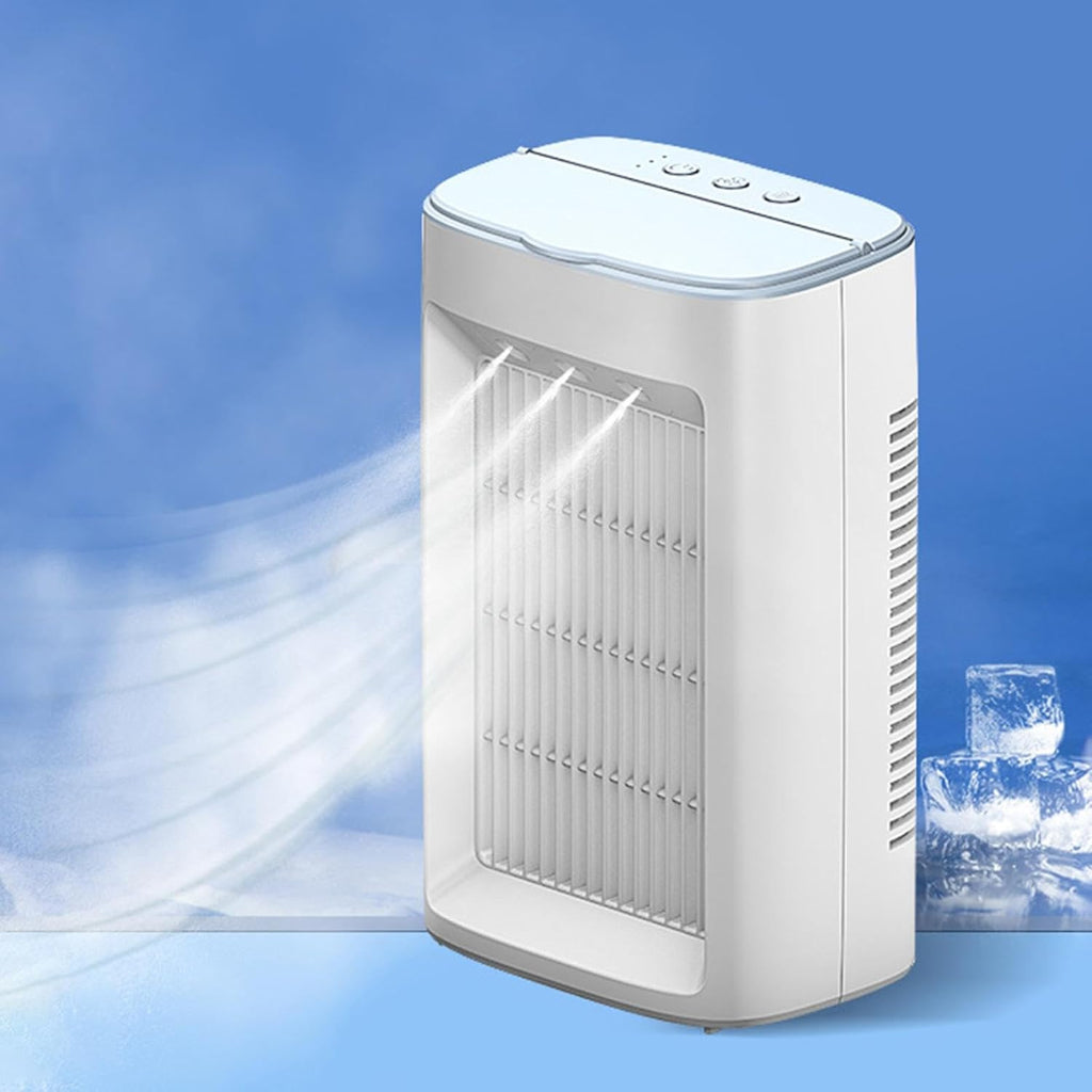 Compact USB Air Conditioner and Humidifier Cooling Fan