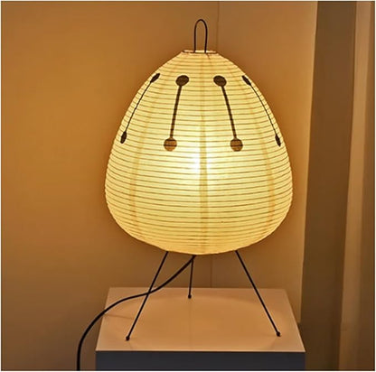 Retro Japanese Design Rice Paper Table Lamp
