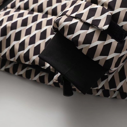 Doudoune à carreaux pour femme | Taille