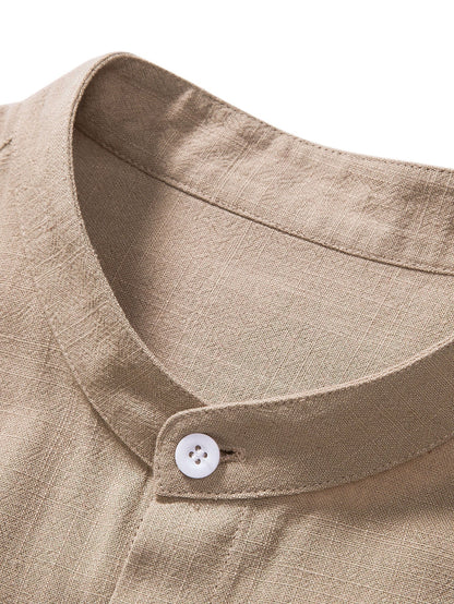 Men's 2-Piece Summer Vacation Outfit Set | Short Sleeve Shirt and Pants
