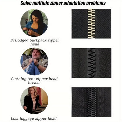 12-Pack Removable and Replaceable Zipper Sliders – Quick Fix Solution
