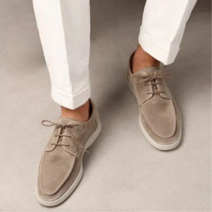 Men's Lace-Up Loafers | Suede