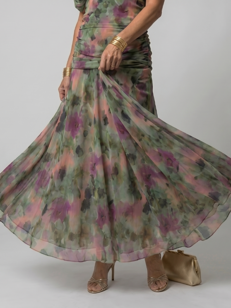 Women's Off-The-Shoulder Mother of the Bride Dress | Maxi