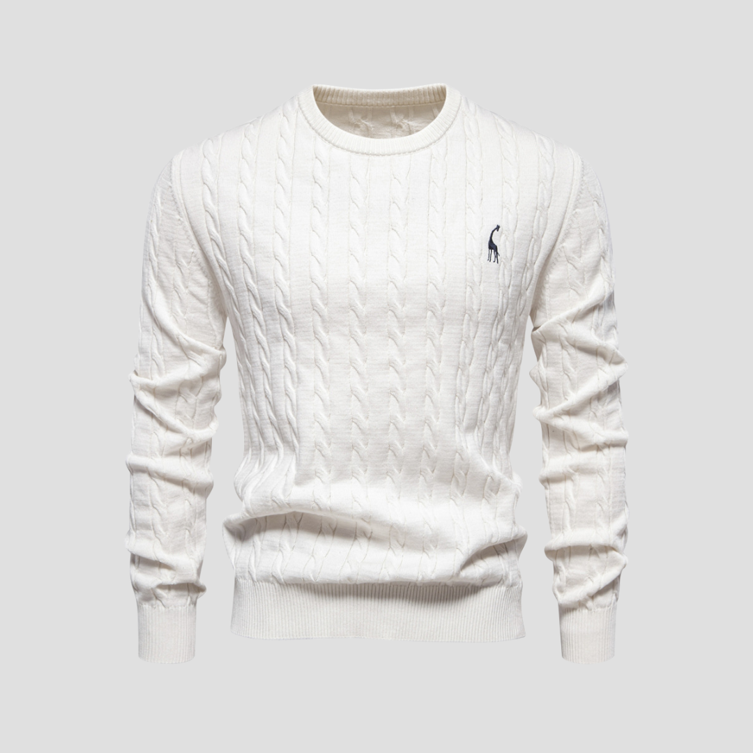 Men's Cable Knitting Jumper | Winter
