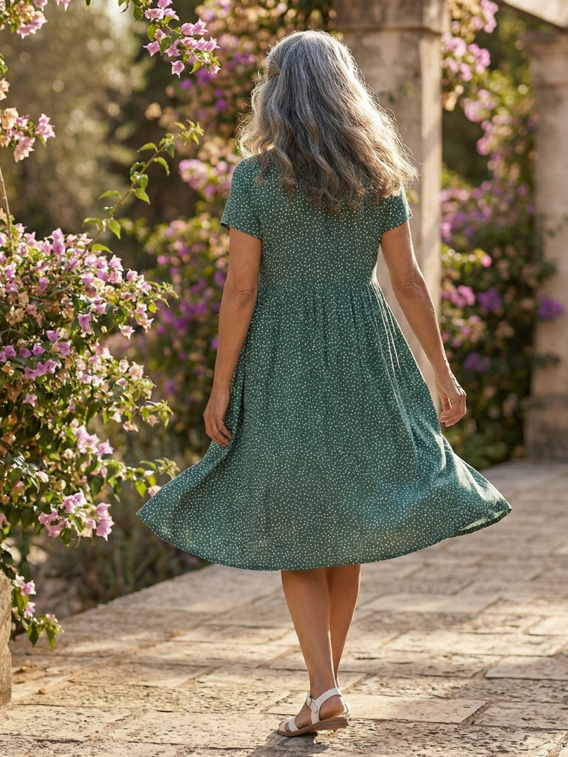 Women’s Casual Summer A-Line Dress | Midi