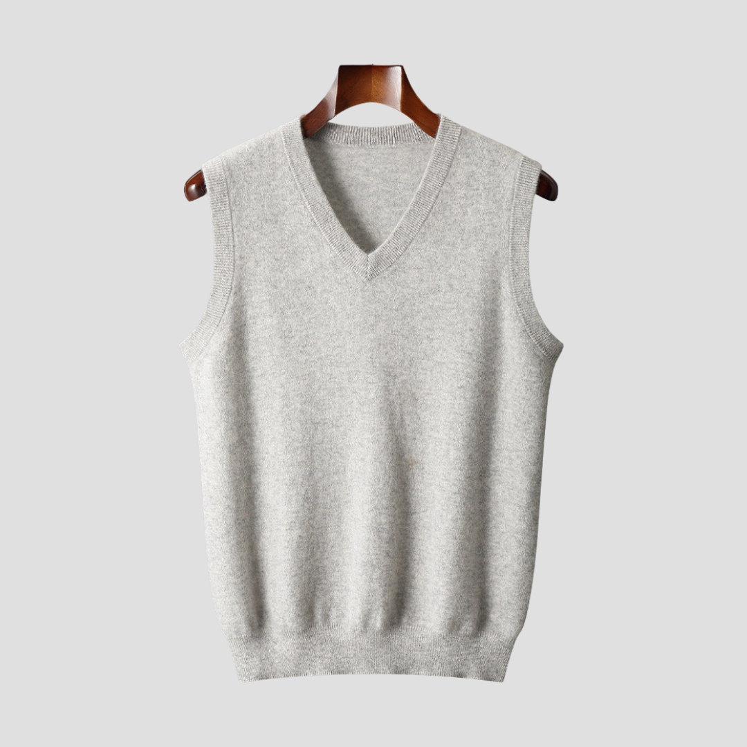 Men's V-Neck Sweater | Sleeveless