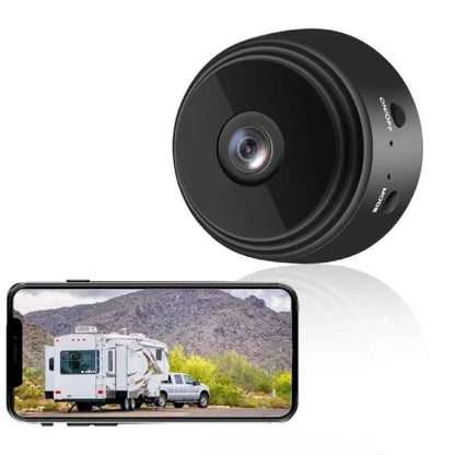 360-Degree Rearview Camera | Wireless and Waterproof | Infrared Night Vision and Motion Detection | Suitable for Motorhomes and Trailers