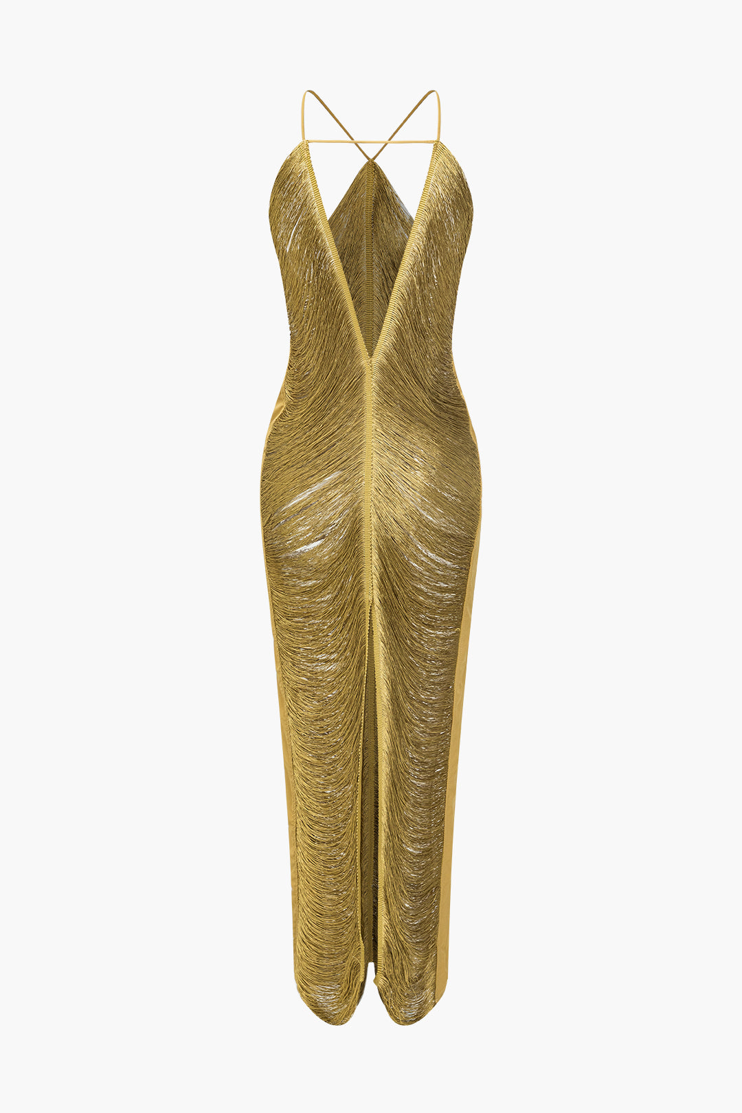 cut out slit midi dress Jessica Bara Liesha Strapless Tube Cut Out Slit Midi Dress