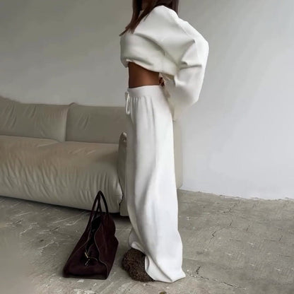 Knit Sweater and Pants Set for Women - Luce