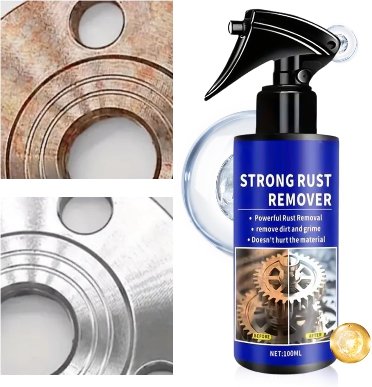 Rust Removal Spray – Eliminates Rust Effortlessly Without Scrubbing