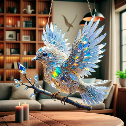 Crystal Bird Window Ornament – Sparkling Light Reflections for Your Home